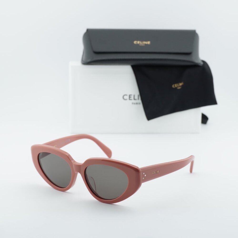 Celine CL40286F 72A Cat Eye Sunglasses - Pink/Smoke - Picture 5 of 10